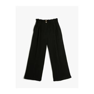 Koton Wide Leg Trousers. Elastic Waist.