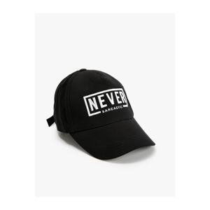 Koton Cap Hat Slogan Embroidered