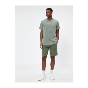 Koton Basic Shorts Tie Waist, Pocket Detailed Cotton.