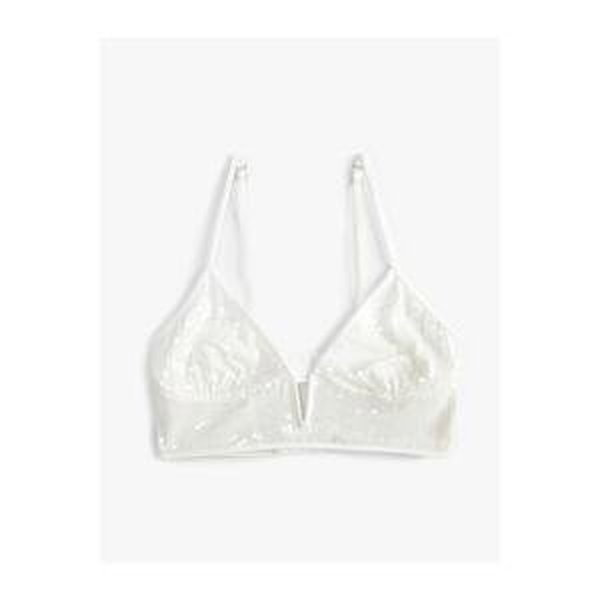 Koton Bridal Bra Sequined Unfilled Unsupported
