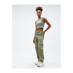 Koton Cargo Pants with Large Pocket Detail Cotton