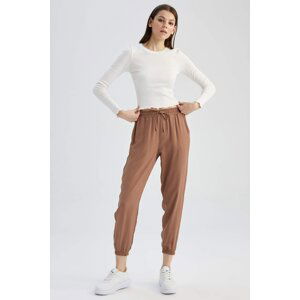 DEFACTO Jogger Viscose Trousers