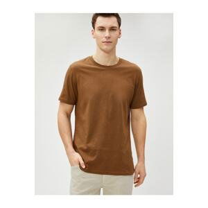 Koton T-Shirt - Brown - Regular fit