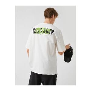 Koton Oversize Back Printed T-Shirt