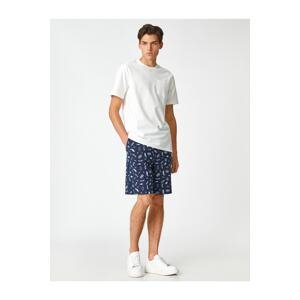 Koton Shorts Waist Tie Pocket Print Detail