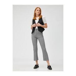 Koton Crop Flare Trousers