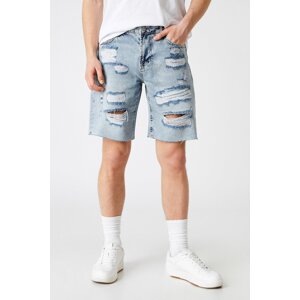 Koton Worn Denim Shorts