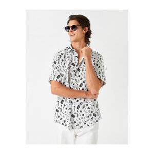 Koton Patterned Short Sleeve Shirt