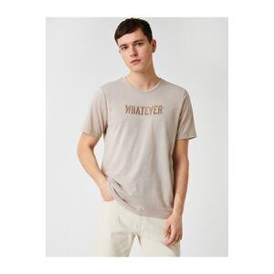 Koton Standard Fit Embroidered T-Shirt