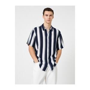 Koton Summer Shirt Short Sleeve Classic Collar