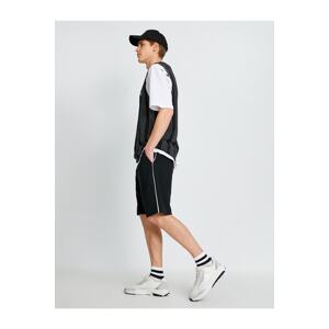 Koton Slim Fit Striped Shorts