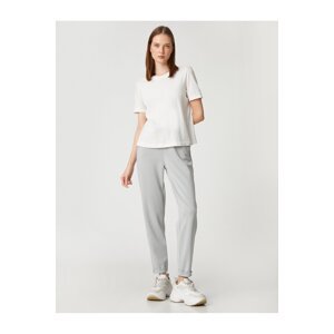 Koton Modal Comfortable Trousers with Tie Waist, Pockets