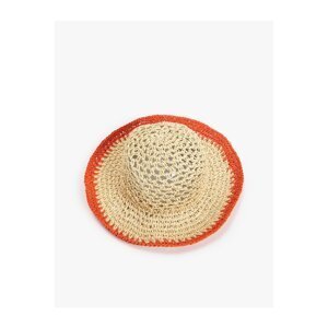 Koton Straw Hat Crochet Look