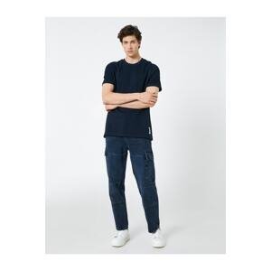 Koton Cargo Jeans with Pocket Detail Buttons Stitching Detail