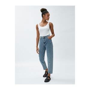 Koton High Waist Jeans Relaxed Cut - Mom Jeans