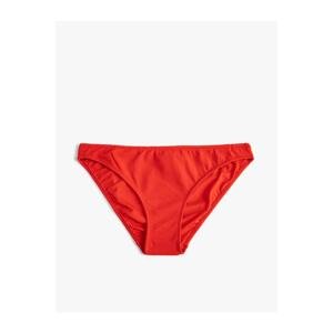 Koton Textured Bikini Bottom Standard Waist