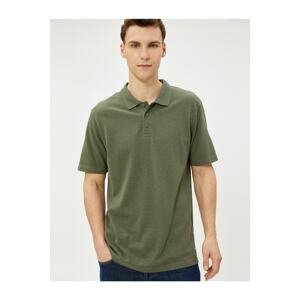 Koton Buttoned Short Sleeve Polo T-Shirt