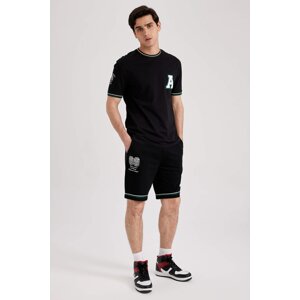 DEFACTO Regular Fit Sweatshirt Fabric Shorts