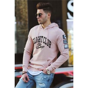 Madmext Powder Printed Hoodie Sweatshirt 2868