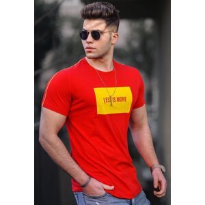 Madmext Men's Red T-Shirt 4981