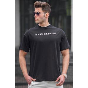 Madmext Men's Black T-Shirt 5219