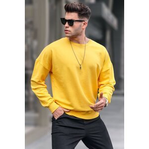Madmext Yellow Men's Sweatshirt 4782