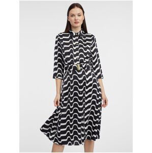 Orsay Black Women Patterned Shirt Dress - Women