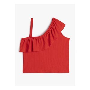Koton Plain Red Girls' T-Shirt 3SKG10140AK
