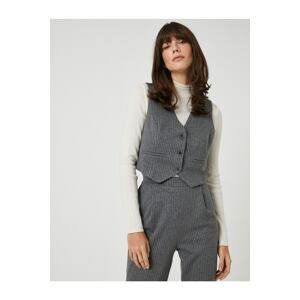 Koton Vest - Gray - Basic