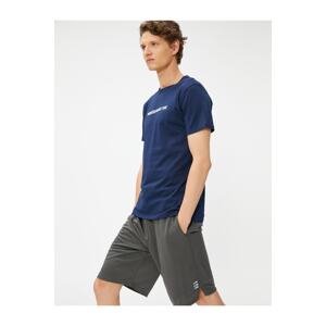 Koton T-Shirt - Dark blue - Regular fit