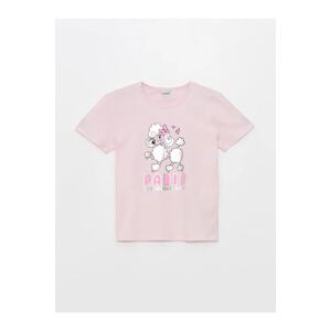 LC Waikiki Lcw Kids Crew Neck Printed Short Sleeve Girls T-Shirt