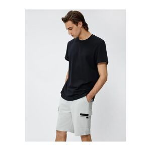 Koton Cargo Shorts Tie Waist Pocket Detailed