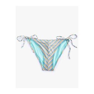 Koton Glitter Bikini Bottom with Side Tie Detail