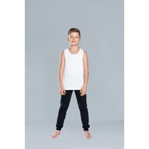 Tytus T-shirt for boys with wide straps - white