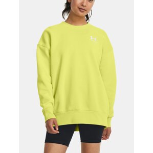 Under Armour Sweatshirt Essential Flc OS Crew-YLW - Women