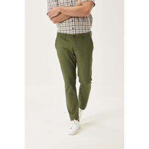 ALTINYILDIZ CLASSICS Men's Khaki Canvas Slim Fit Slim Fit Side Pocket Flexible Chino Trousers
