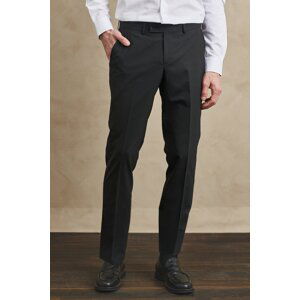 AC&Co / Altınyıldız Classics Men's Black Slim Fit Narrow Cut Classic Side Pocket Trousers