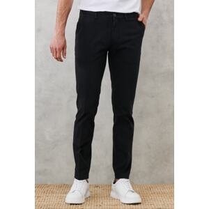 ALTINYILDIZ CLASSICS Men's Black Slim Fit Slim Fit Side Pocket Casual Trousers