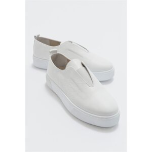 LuviShoes Ante White Leather Men's Shoes