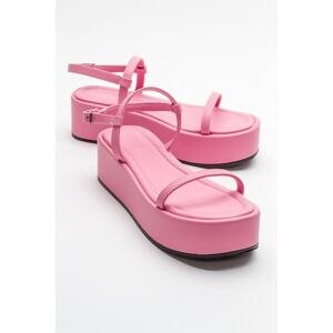 LuviShoes Pink Women's Sandals