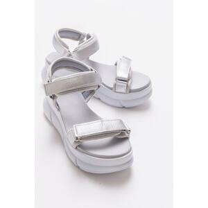 LuviShoes Women's Lame Sandals
