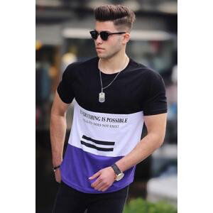 Madmext Men's Black T-shirt - 3071