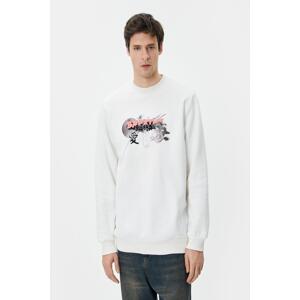 Koton Men's Ecru Sweatshirt