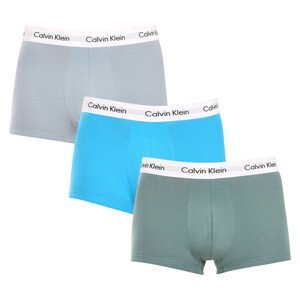 3PACK men's boxers Calvin Klein oversize multicolor