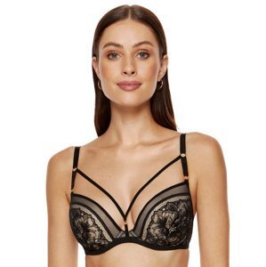 Gwen lace push-up bra with straps