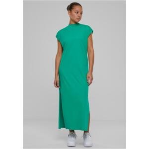 Women's Urban Classics Long Extended Shoulder Dress - Green