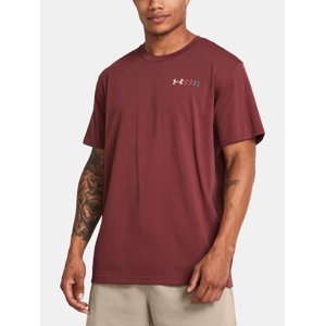 Under Armour T-Shirt UA HW LC LOGO REPEAT SS-RED - Men