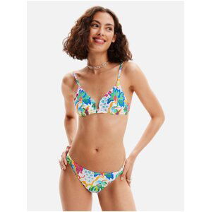 White Women's Floral Top Swimsuit Desigual Jungle - Women