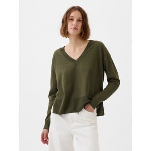 GAP Linen Sweater with Slits - Women
