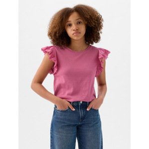 GAP Kids T-shirt with ruffles - Girls